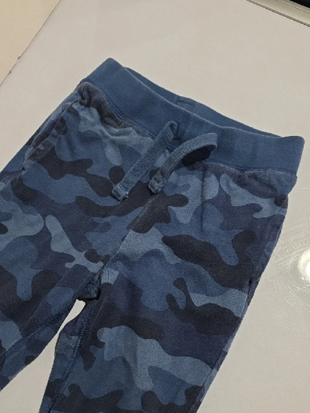 Blue Camo Jogger Pants Gap Size 2 Toddler